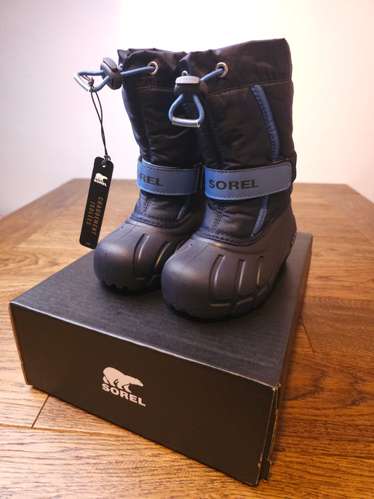 Sorel Flurry Insulated Winter Thermal Snow Boots UK 8 Child