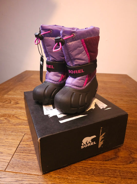Sorel Flurry Insulated Winter Thermal Snow Boots UK 7 Child