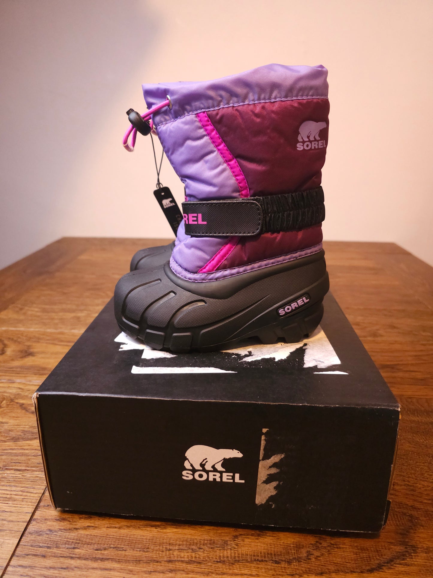 Sorel Flurry Insulated Winter Thermal Snow Boots UK 7 Child