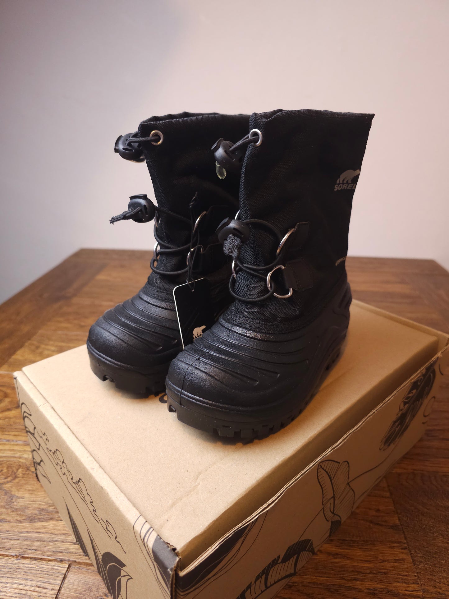 Sorel Super Trooper Insulated Snow Winter Boots UK 9 Child