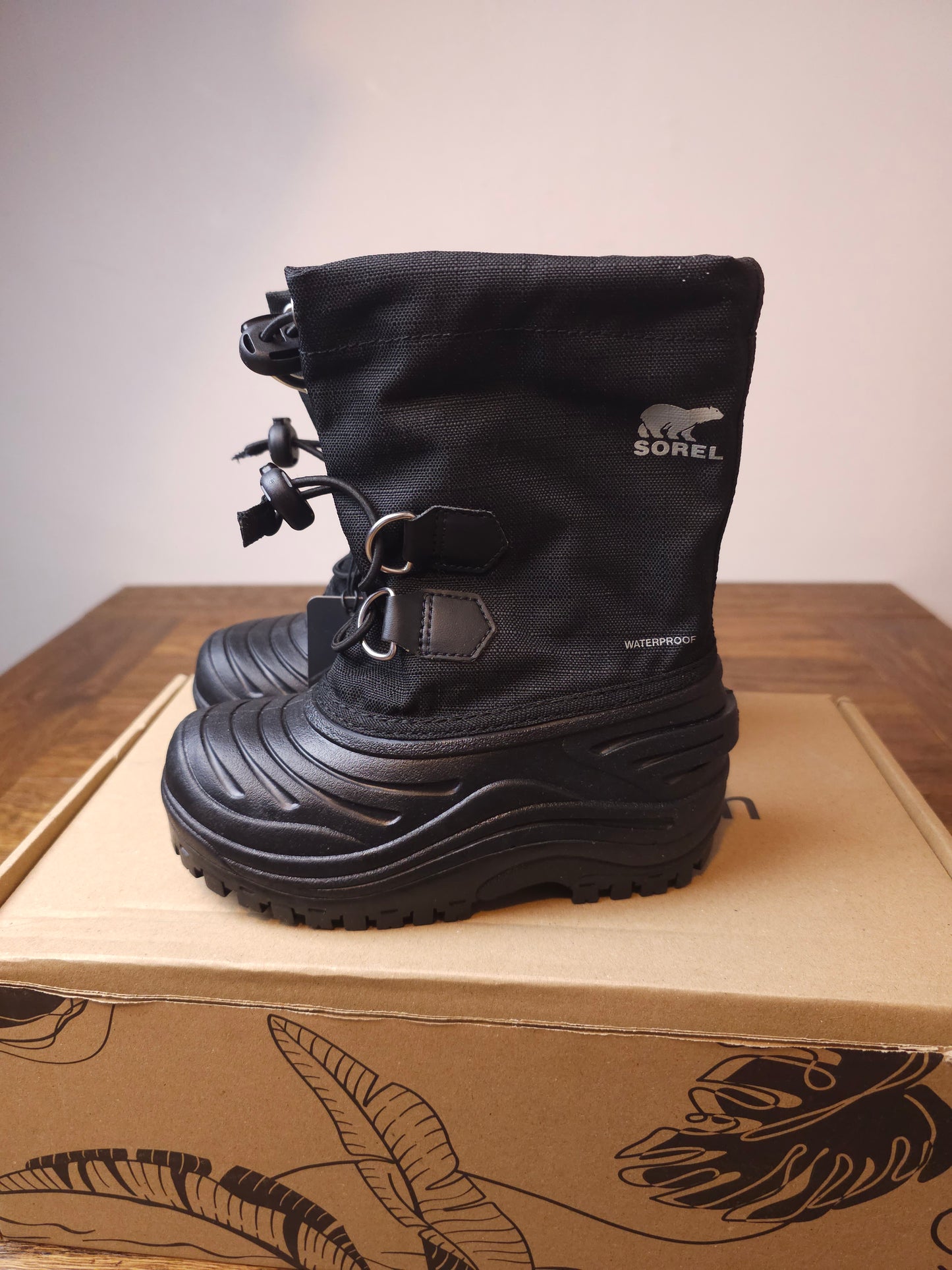 Sorel Super Trooper Insulated Snow Winter Boots UK 9 Child