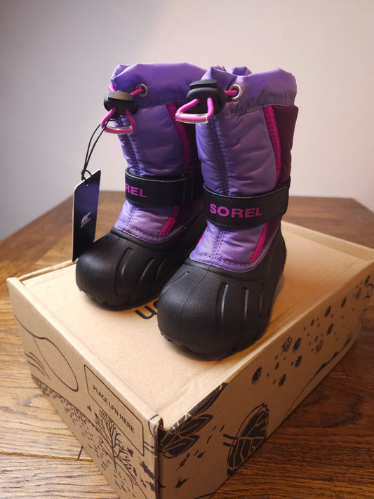 Sorel Flurry Insulated Winter Thermal Snow Boots UK 7 Child