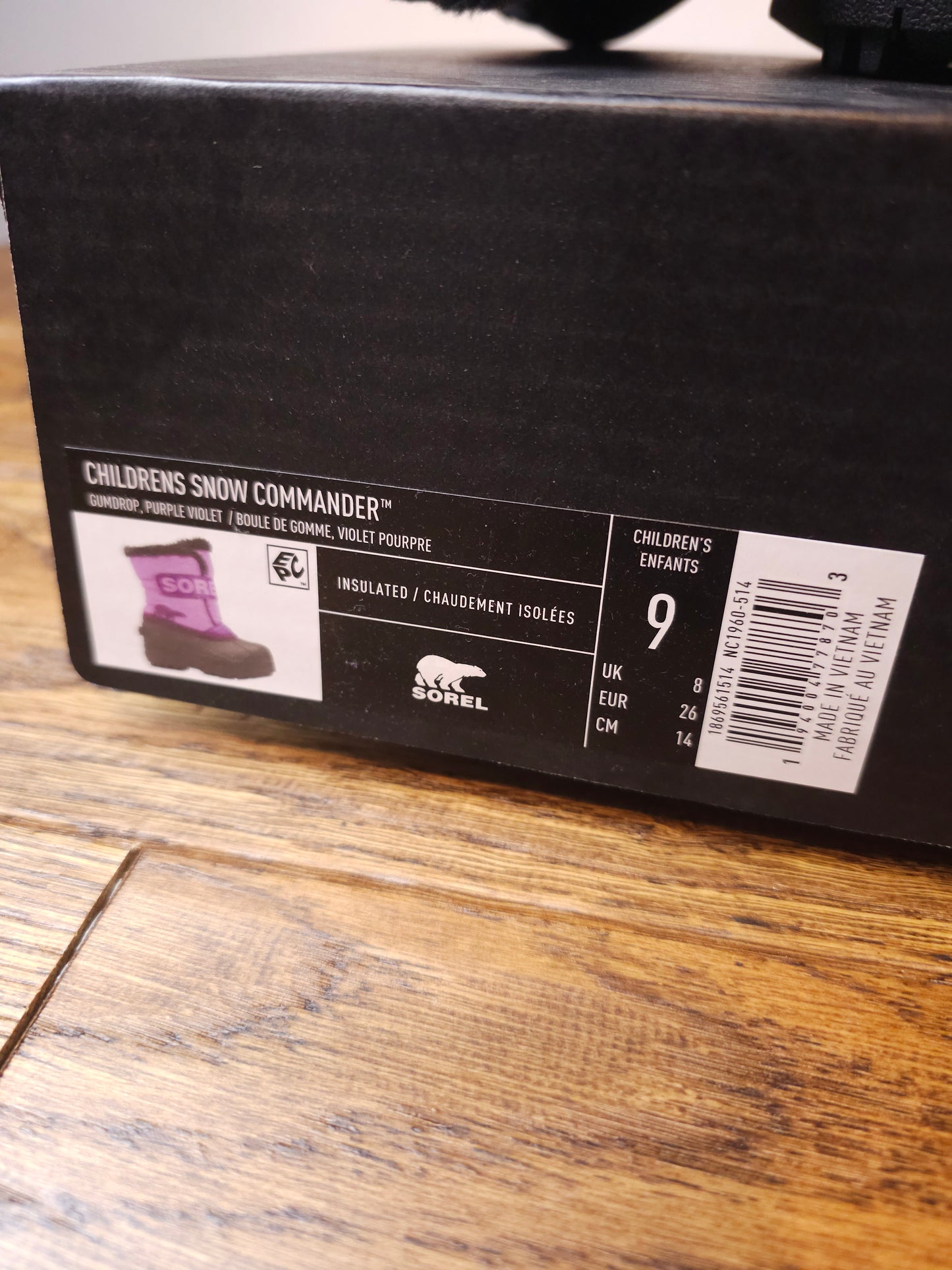 Sorel Insulated Snow Commander Winter Boots UK 8 Infant