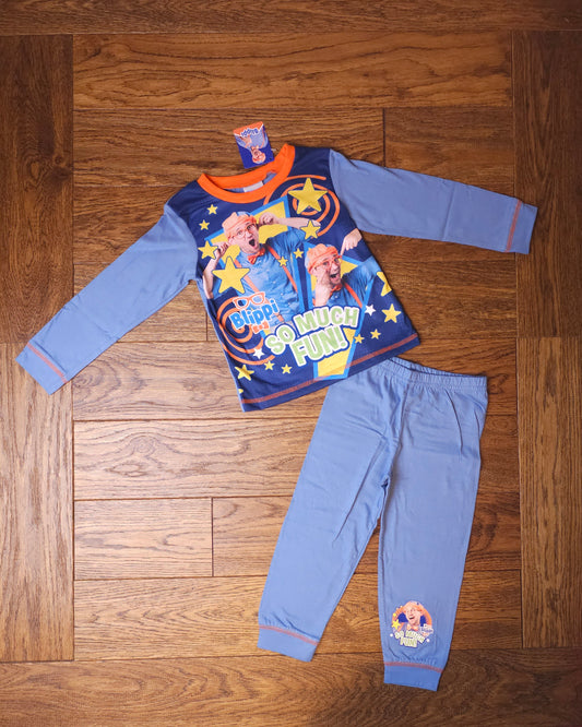 Official Blippi So Much Fun Pyjamas 18-24 Months, 2-3 Years, 3-4 Years, 4-5 Years