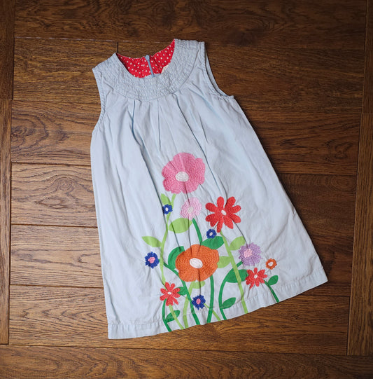 Boden Embroidered Flower Dress 4-5 Years
