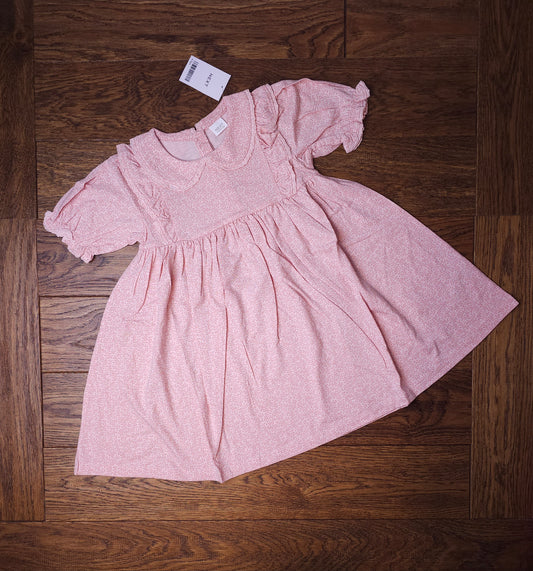 Next Lace Trim Peter Pan Collar Dress 4-5 Years, 5-6 Years