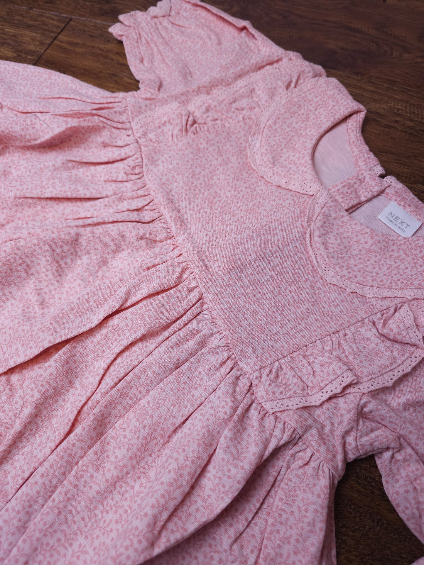 Next Lace Trim Peter Pan Collar Dress 4-5 Years, 5-6 Years