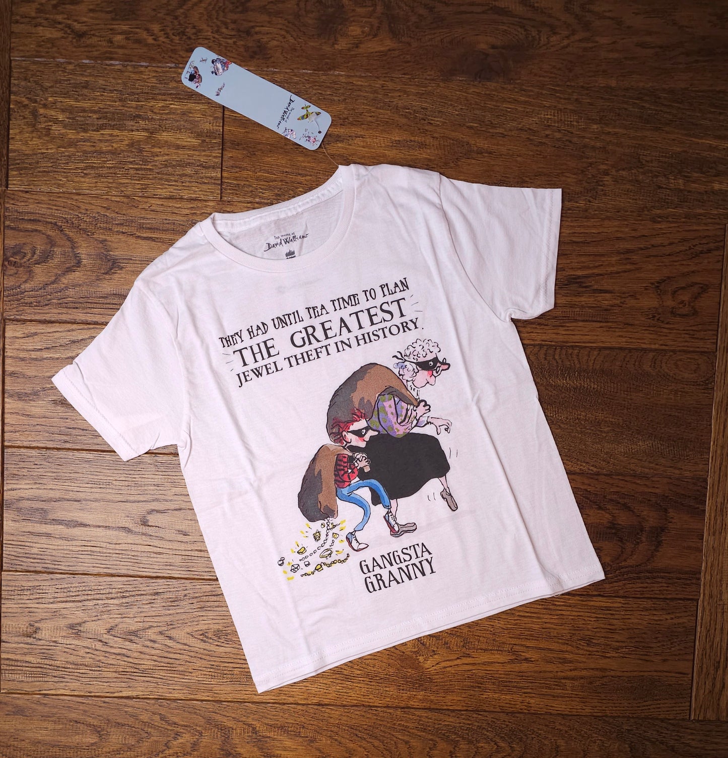 Official David Walliams Gangsta Granny World Book Day T-Shirt 5-6 Years, 7-8 Years, 9-10 Years, 9-11 Years