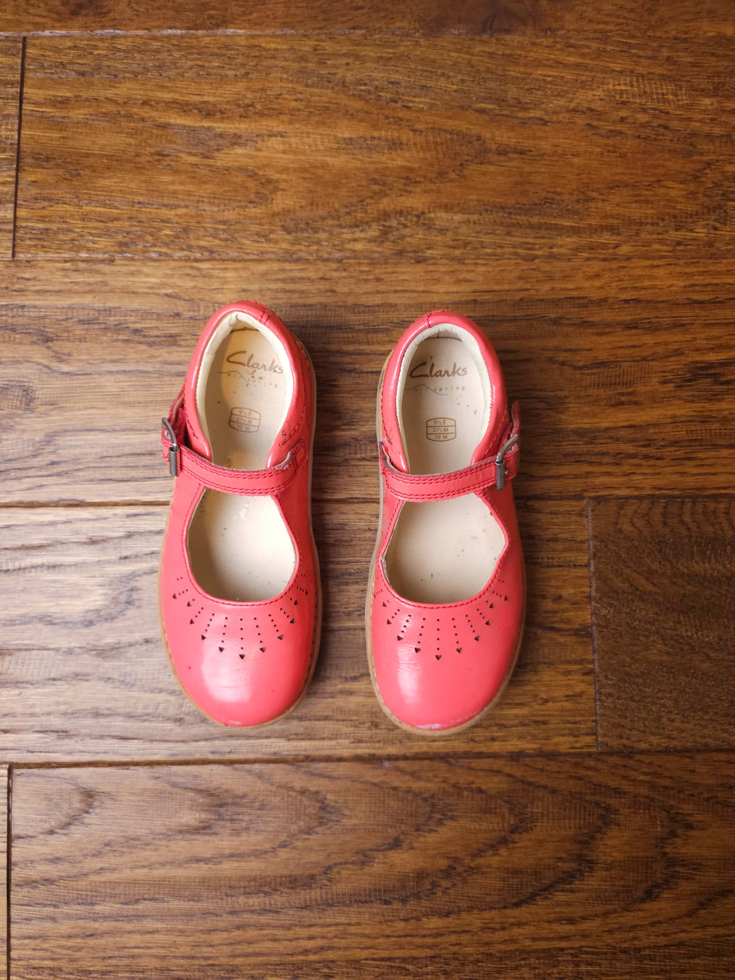 Clarks Crown Jump Air Spring Mary Jane Shoes UK 9.5 Child