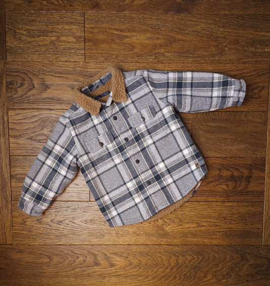 Next Borg-Lined Shacket Shirt Jacket 9-12 Months.