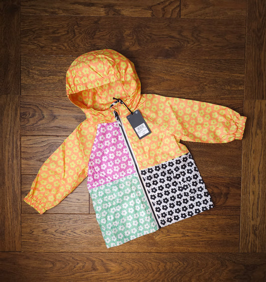 Next 60's Inspired Floral Shower Resistant Jacket 12-18 Months.