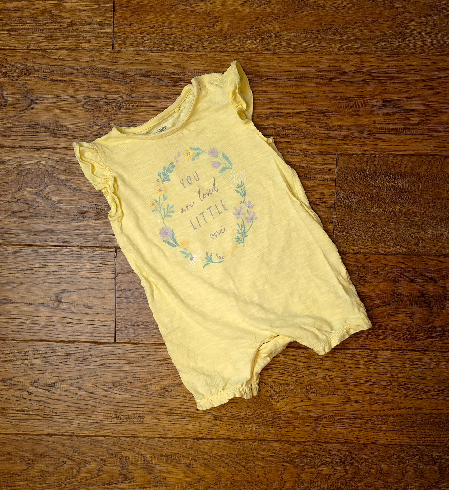 Fred & Flo You Are Loved Little One Romper 3-6 Months.