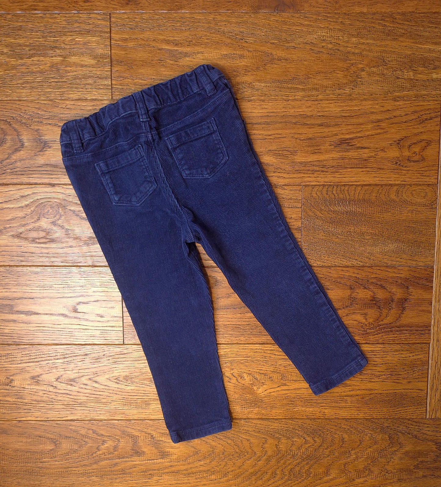John Lewis Cord Adjustable Elasticated Waist Trousers 2-3 Years.