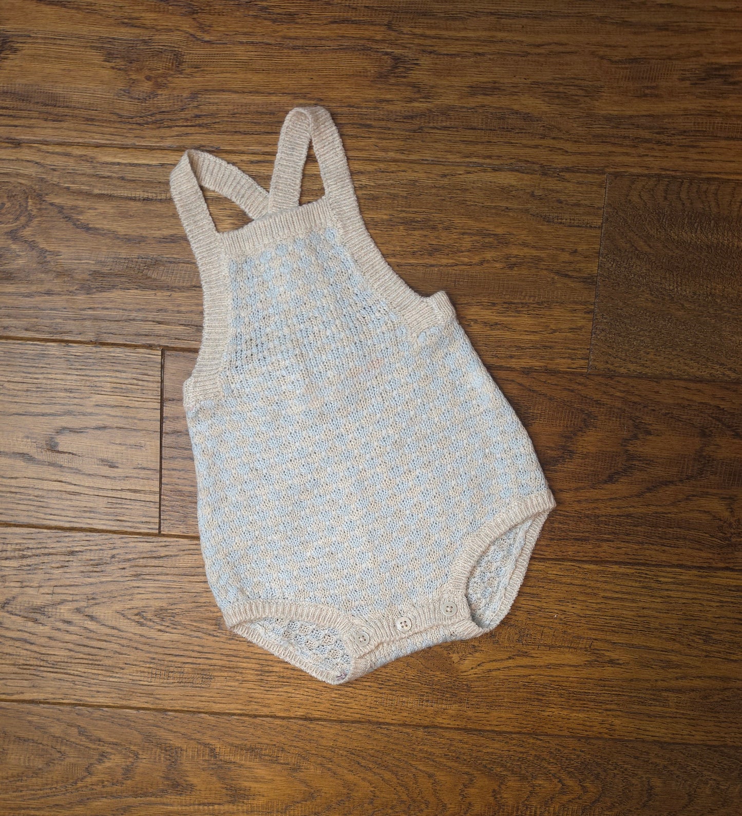 Zara Knitted Romper 6-9 Months.