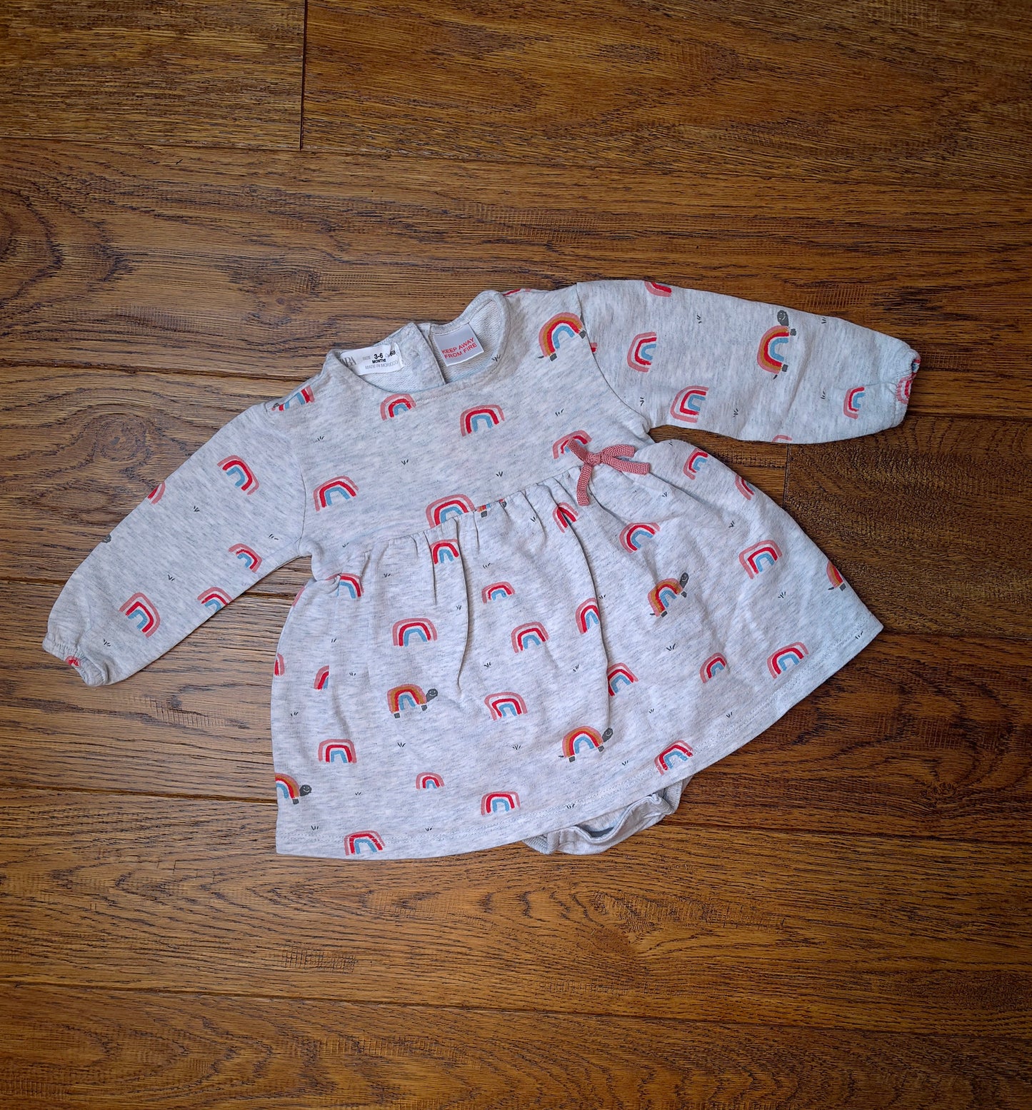 Zara Rainbow Dress 3-6 Months.