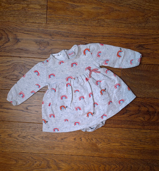 Zara Rainbow Dress 3-6 Months.