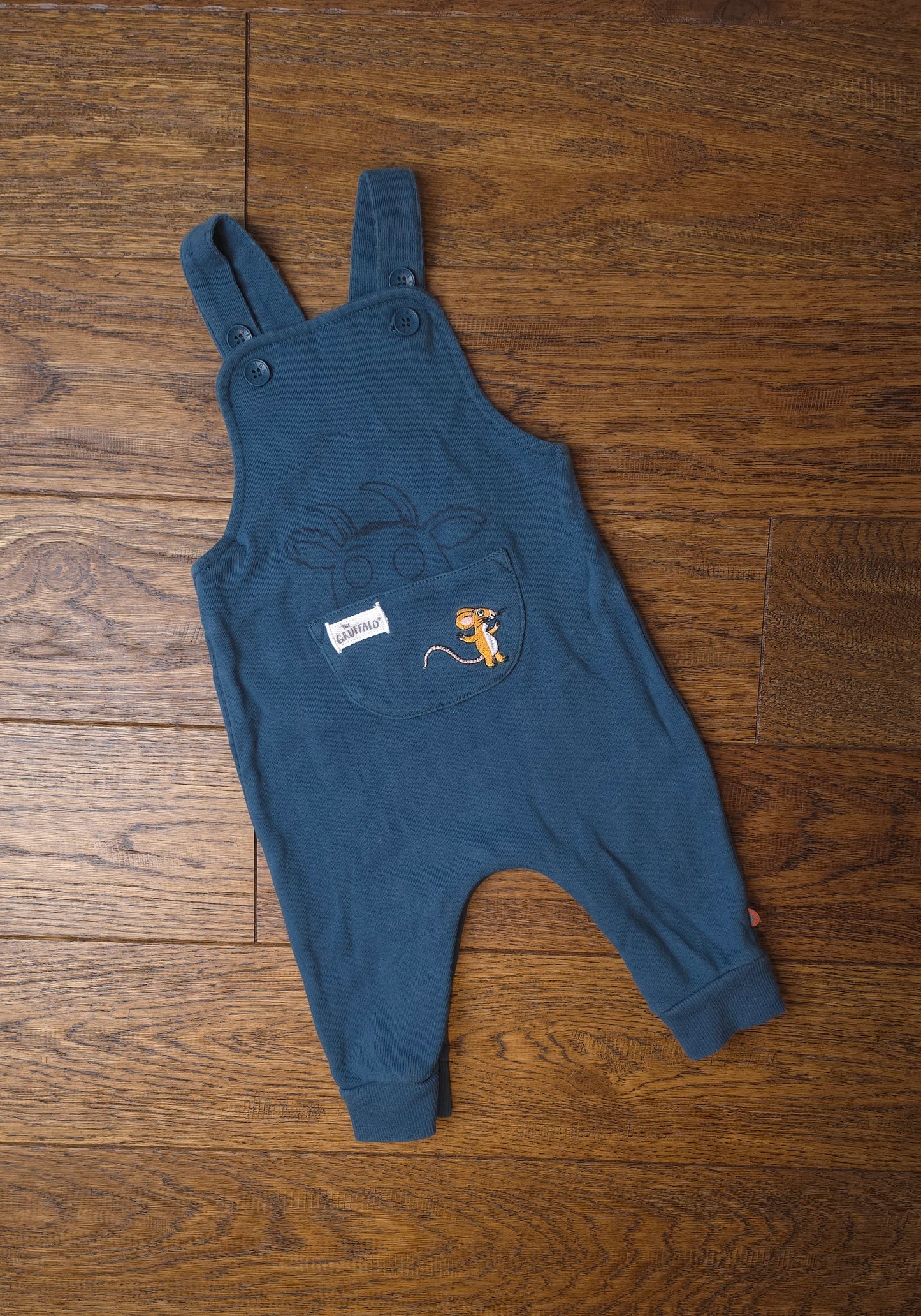 TU Gruffalo Dungarees Romper 3-6 Months.