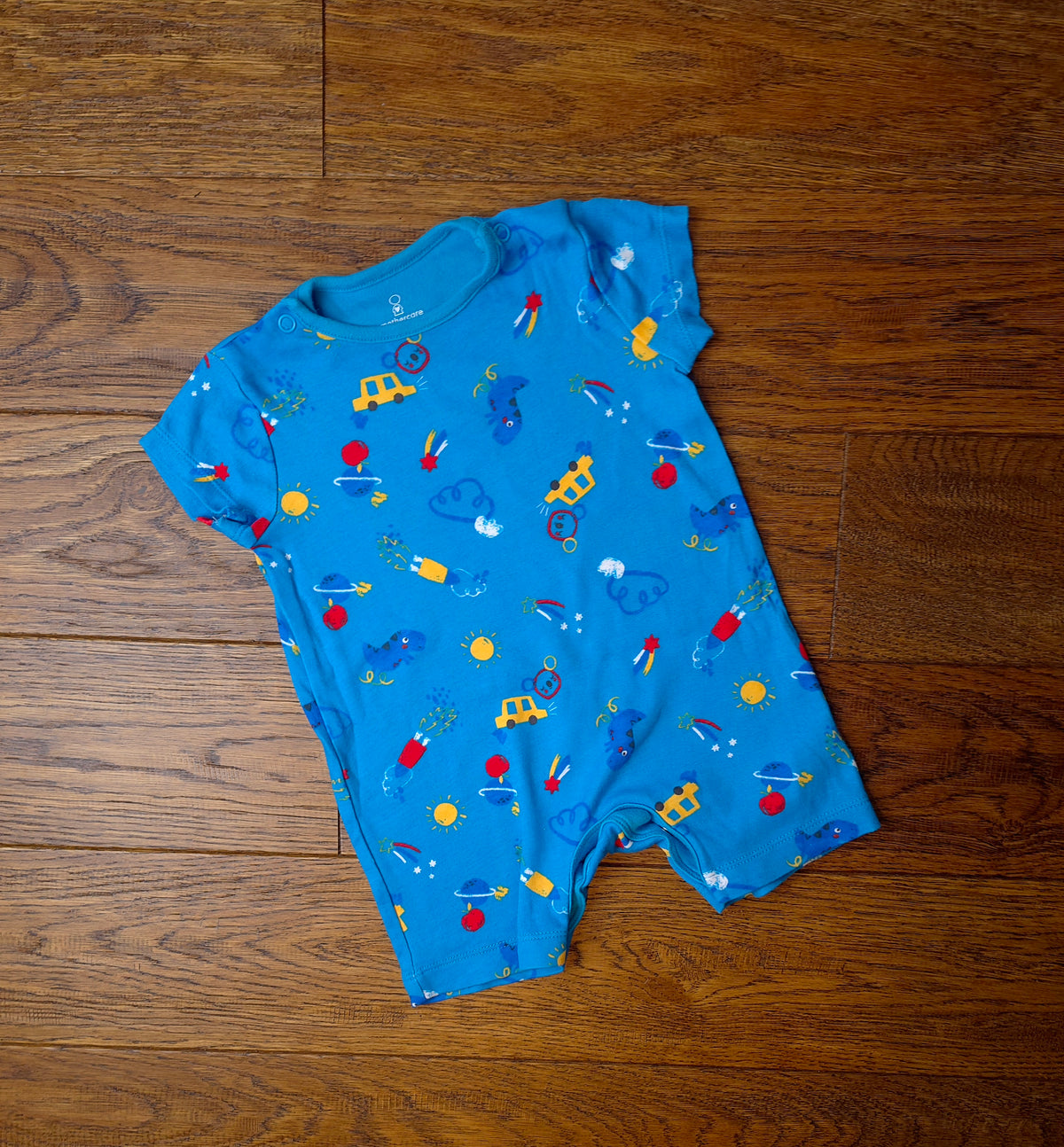 Mothercare Dinosaur Rocket Romper 3-6 Months.