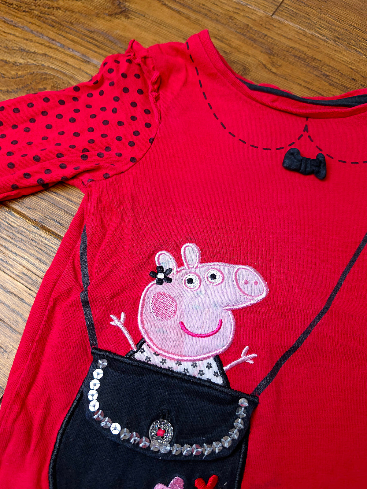 Nutmeg Peppa Pig Pocket Top 18-24 Months.