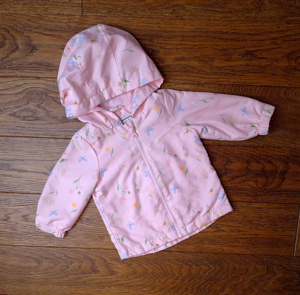 F&F Floral Bee Butterfly Jacket 3-6 Months.