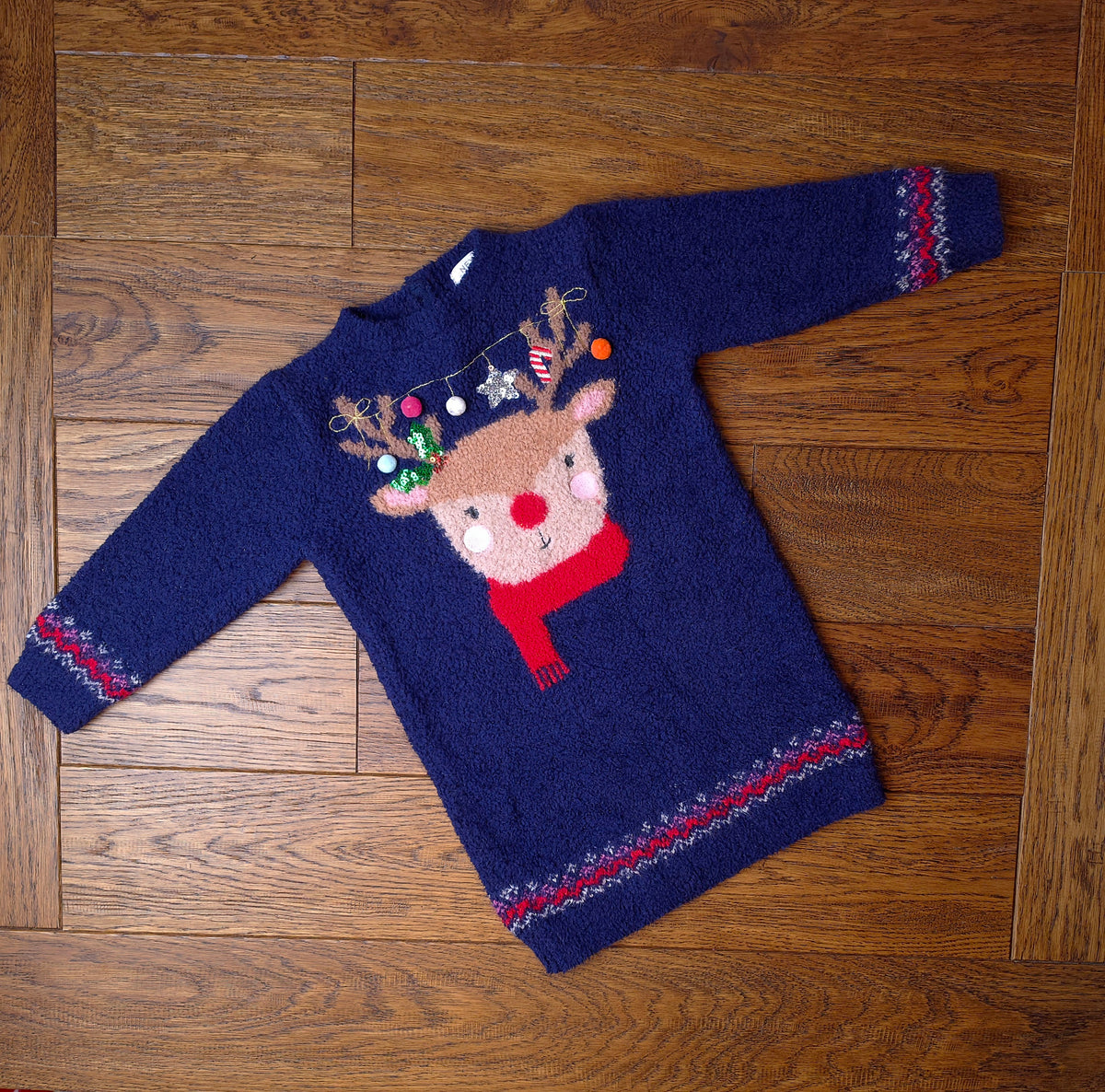 Next Rudolph Christmas Dress 12-18 Months.