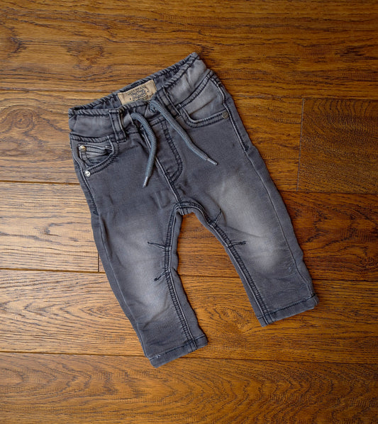 Next Elasticated Waist Jeans 3-6 Months.