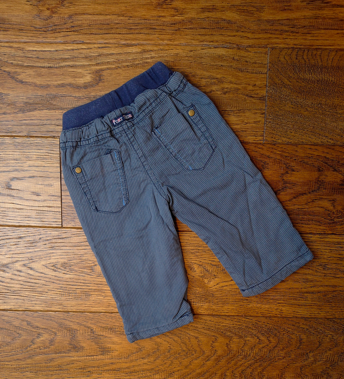 Mamas and Papas Lined Pinstripe Trousers 9-12 Months.
