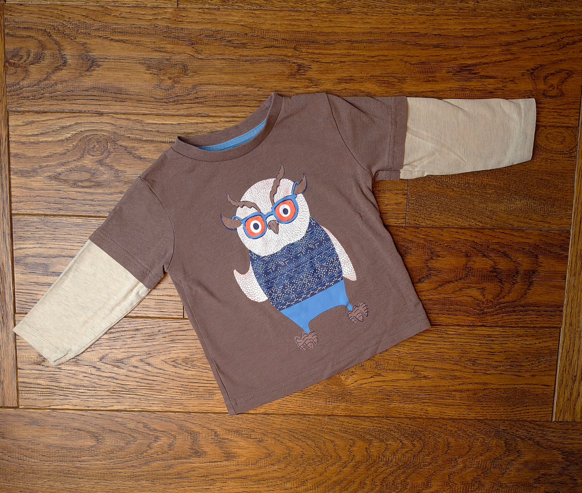 TU Wise Owl Top 9-12 Months.