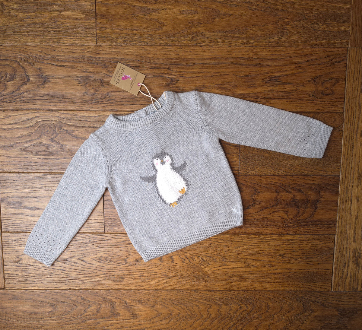 Joules Penguin Christmas Jumper 3-6 Months