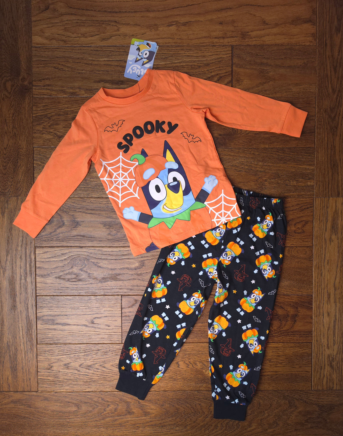 TU Bluey Halloween Pyjamas 3-4 Years.