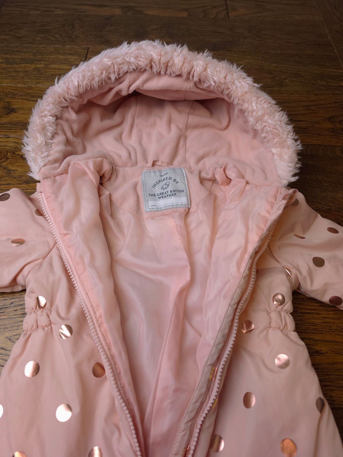 George Snowsuit Pramsuit With Mittens 18-24 Months.