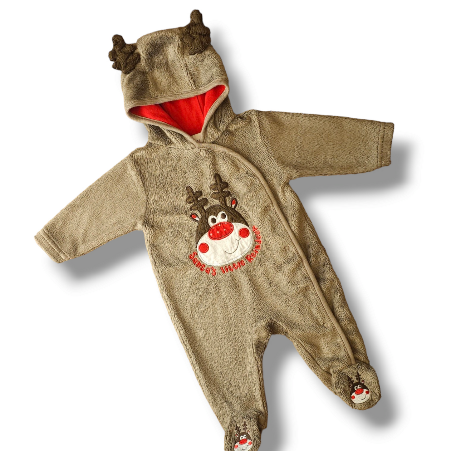 Tesco 'Santa's Little Reindeer' Pramsuit