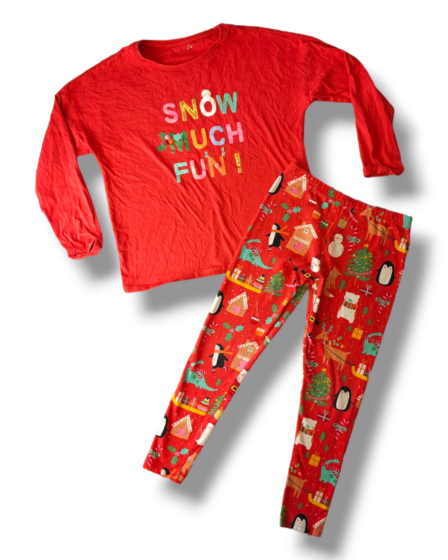 Next Christmas Snow Much Fun Pyjamas 11 Years Rednewt Kids