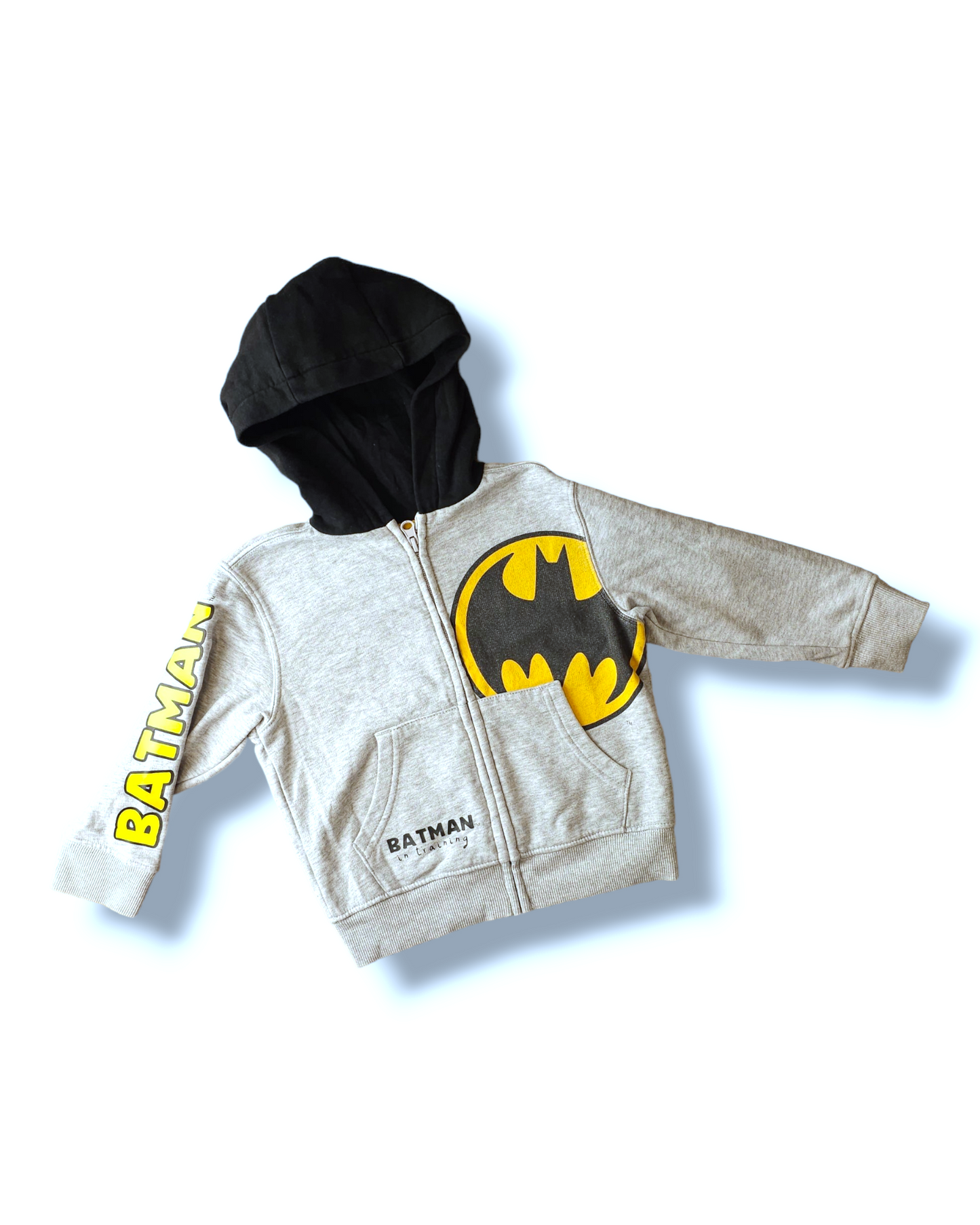 Next Batman Hooded Zip Up Jacket 2-3 Years