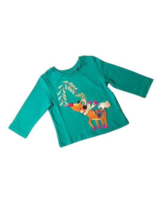 Next Christmas Rudolf Reindeer Top 3-6 Months