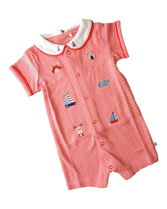 Next Nautical Romper 3-6 Months