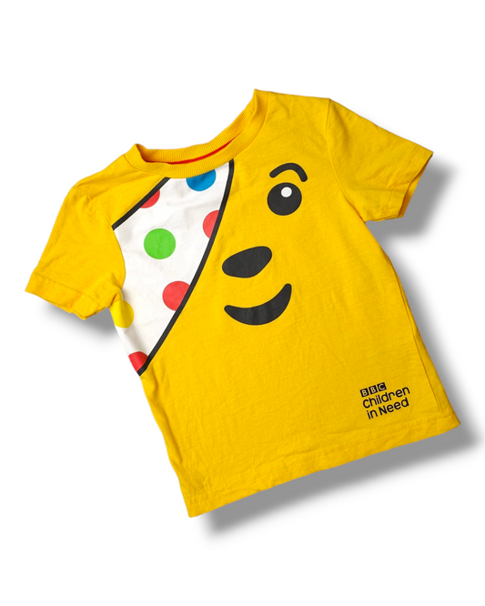 George Pudsey Children In Need T-Shirt 12-18 Months