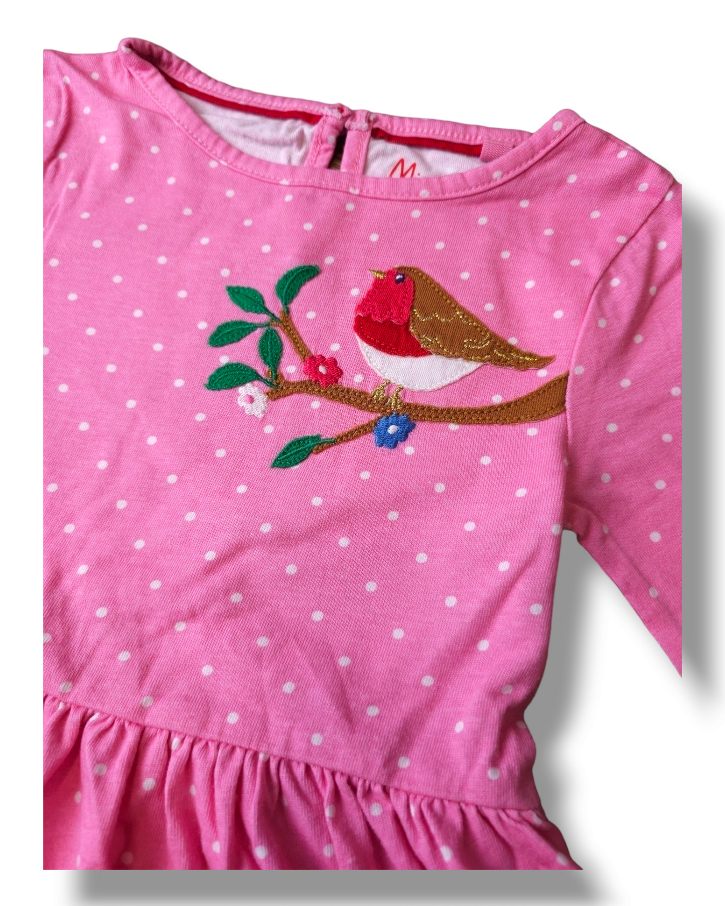 Boden Christmas Robin Deer Dress 2-3 Years, 3-4 Years, 4-5 Years, 5-6 Years, 6-7 Years, 7-8 Years, 8-9 Years, 9-10 Years, 11-12 Years