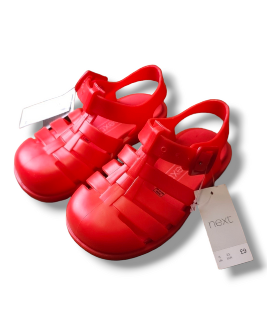 Next Cushioned Sole Jelly Sandals UK 6 Infant