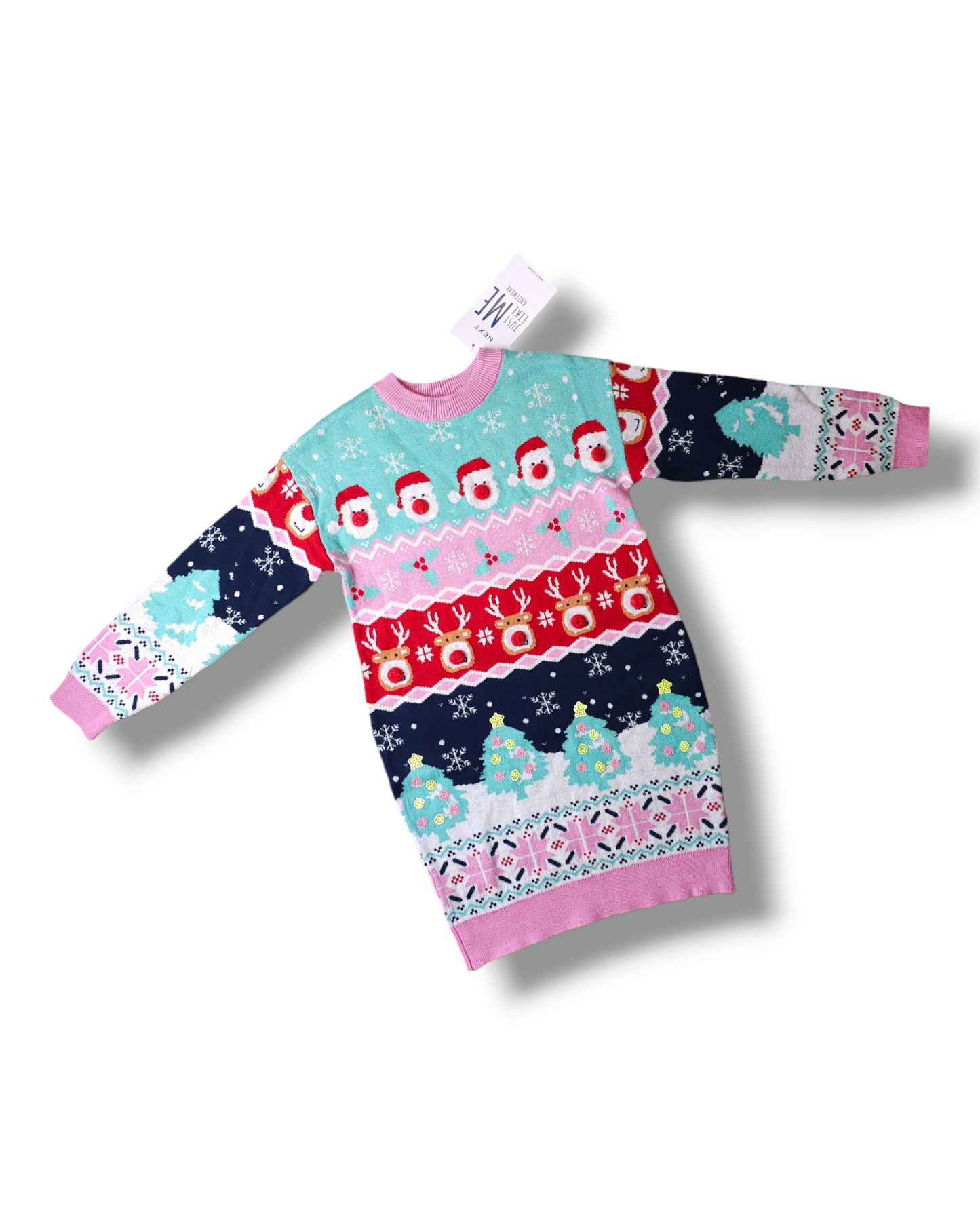 Next Christmas Jumper Dress 3 Years, 4 Years, 12 Years