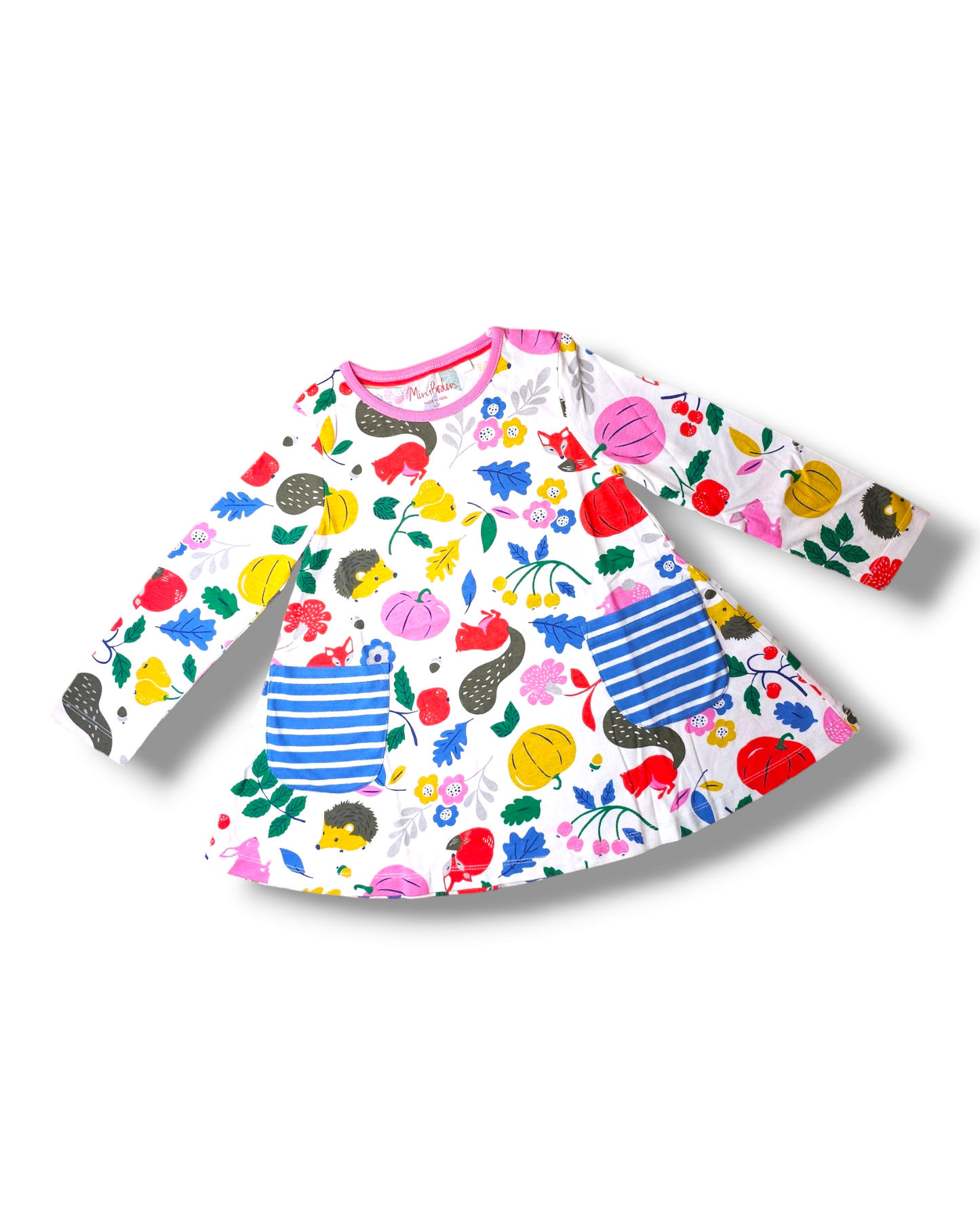 Boden Autumnal Forest Tunic Dress 2-3 Years, 3-4 Years, 4-5 Years, 5-6 Years, 6-7 Years, 7-8 Years