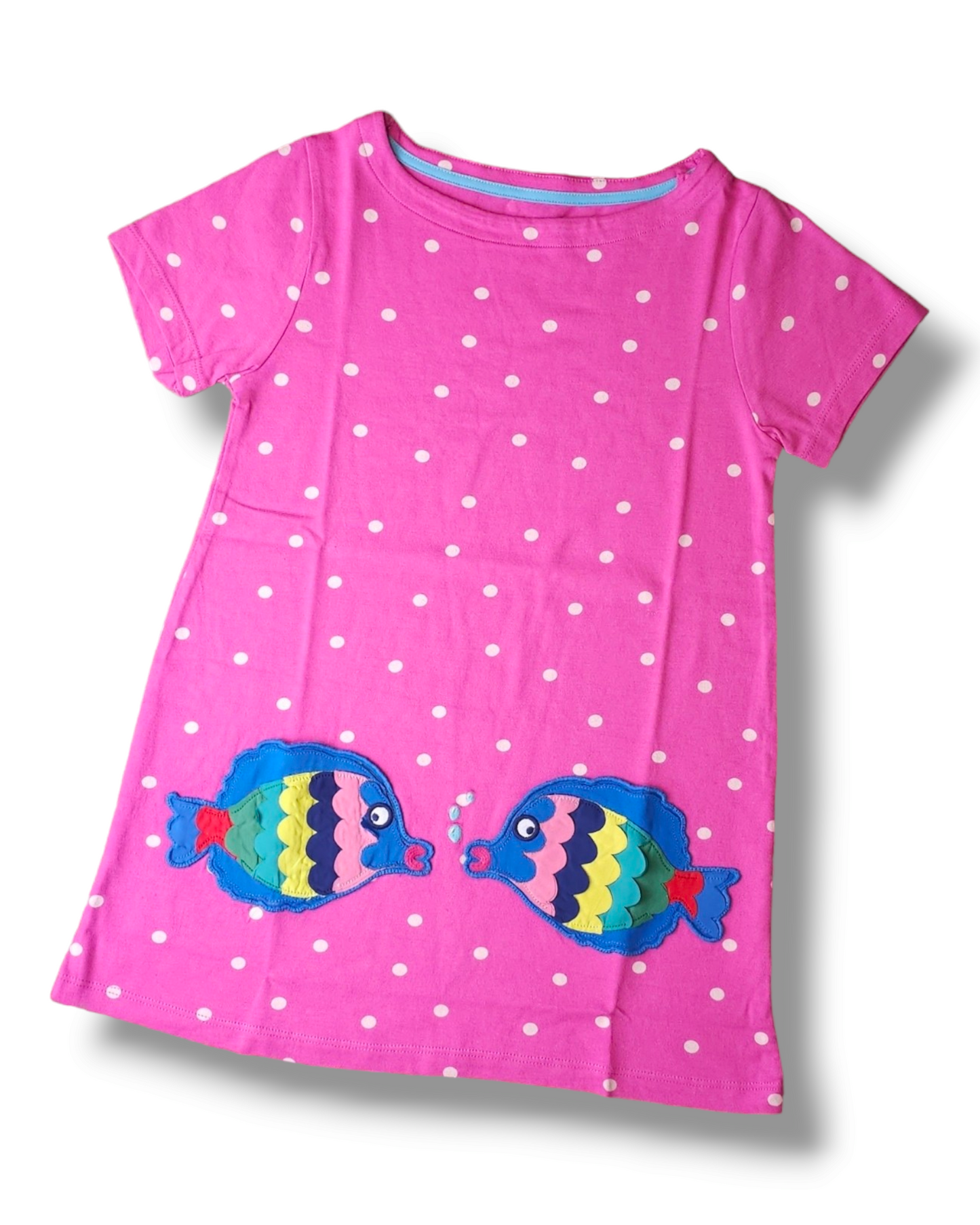 Boden Kissing Fish Pockets Tunic Top 2-3 Years, 3-4 Years, 4-5 Years, 7-8 Years