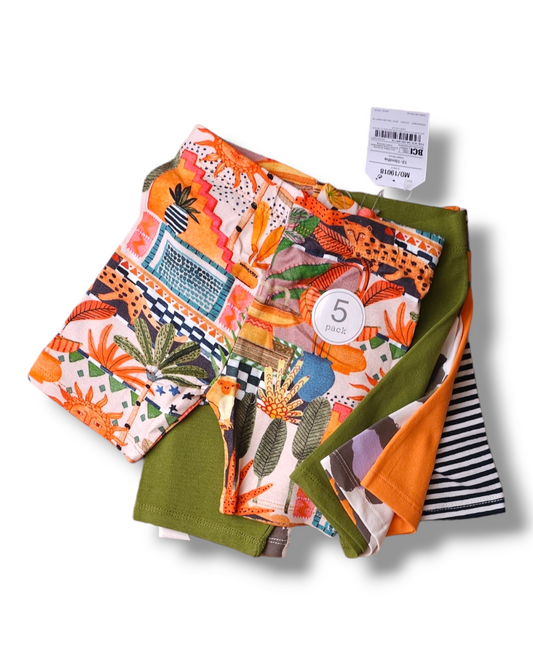 Next 5x Colourful Shorts 12-18 Months