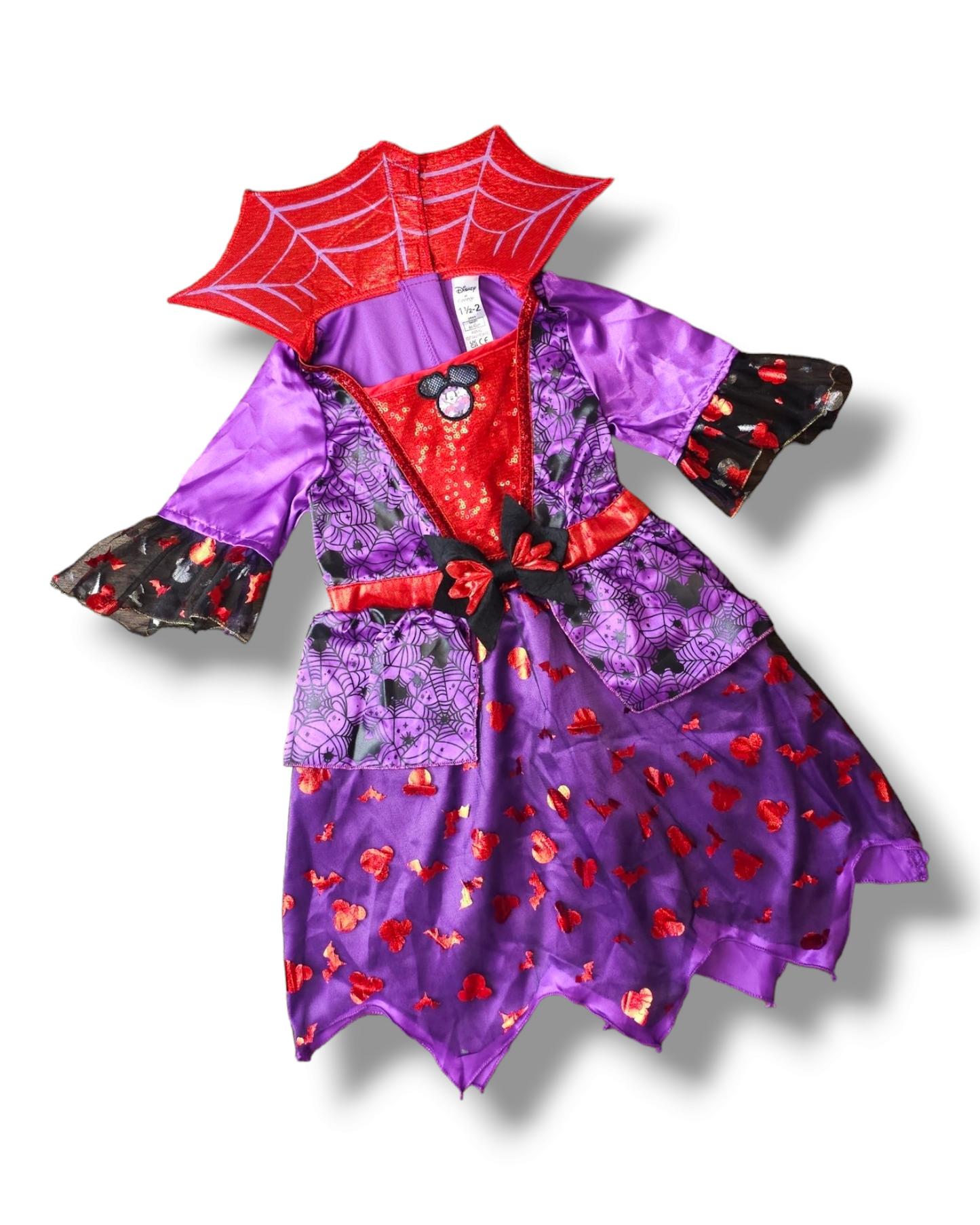 George Minnie Mouse Dracula Dress Halloween Costume 18-24 Months