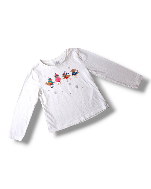 TU Robin Snowflake Christmas Top 2-3 Years