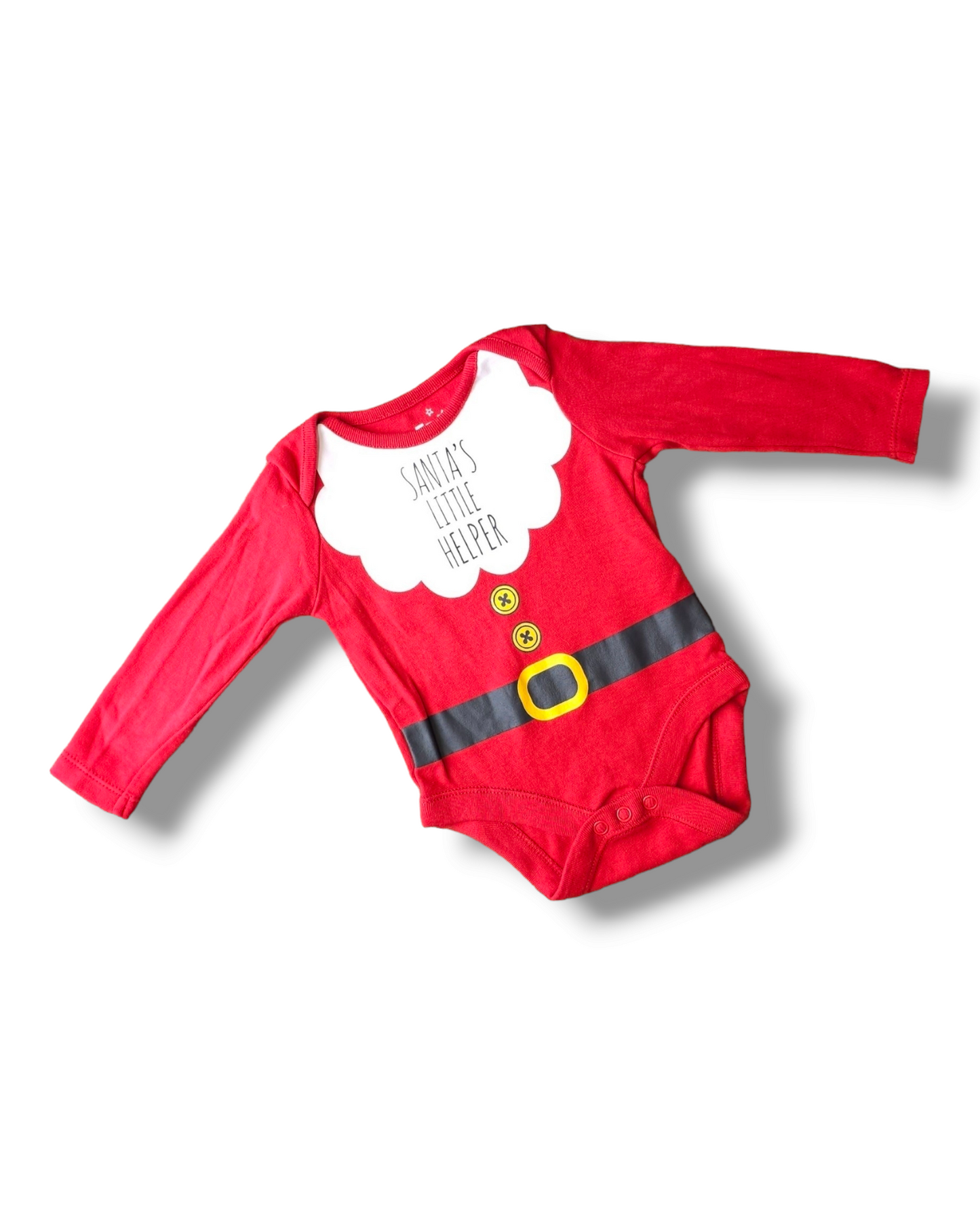 Fred and Flo Santa's Little Helper Christmas Bodysuit 0-3 Months