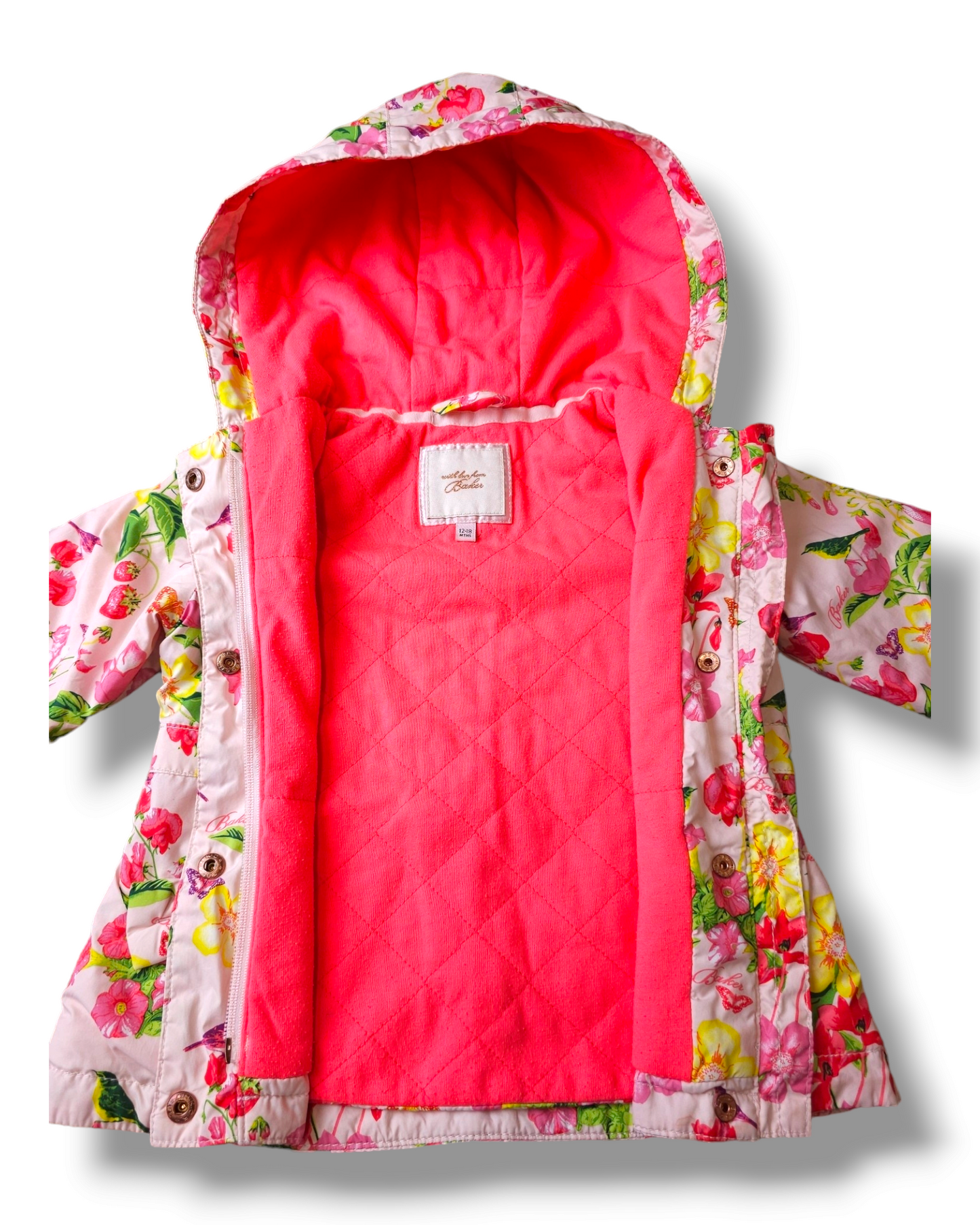 Ted Baker Lined Floral Jacket 12-18 Months