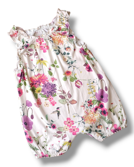 Next Floral Romper 12-18 Months