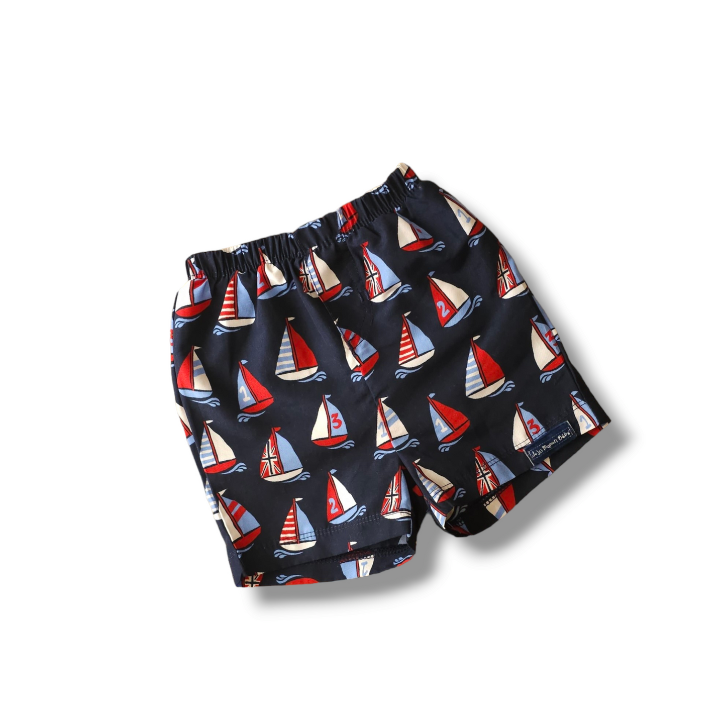 Jojo Maman Sailing Boat Swimming Shorts 0-3 Months