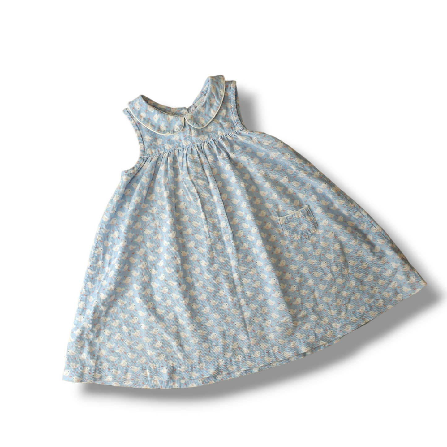 Mini Club Collared Bird Dress 12-18 Months